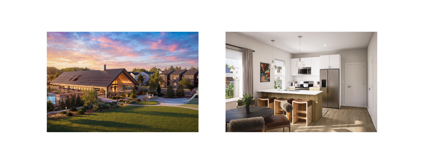 two images side by side